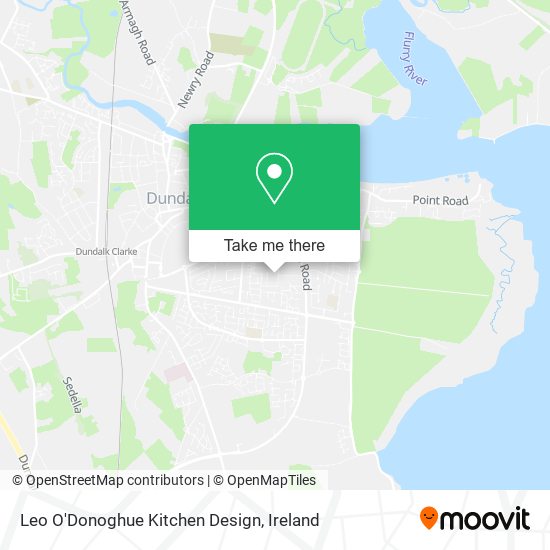 Leo O'Donoghue Kitchen Design map