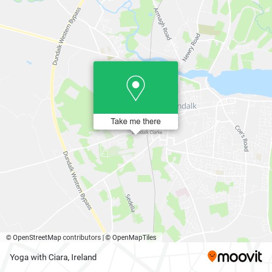 Yoga with Ciara map