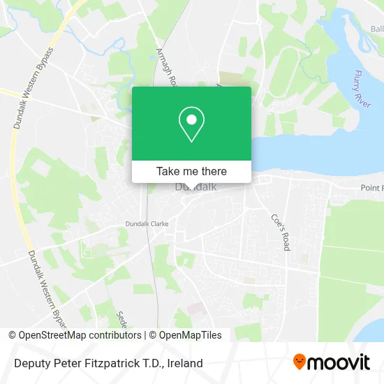 Deputy Peter Fitzpatrick T.D. map