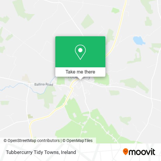 Tubbercurry Tidy Towns map