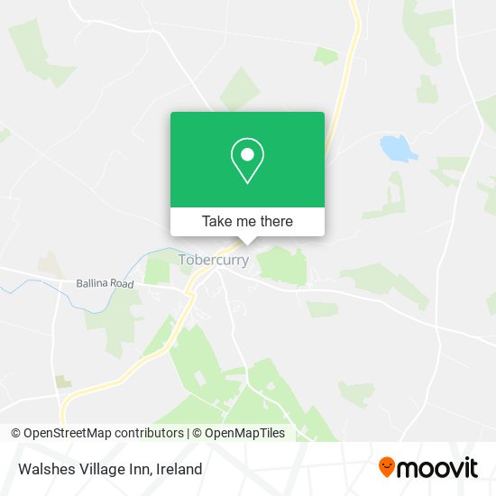 Walshes Village Inn map