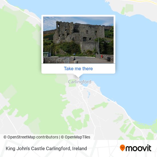 King John's Castle Carlingford map