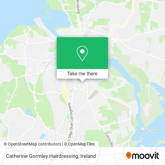 Catherine Gormley Hairdressing map