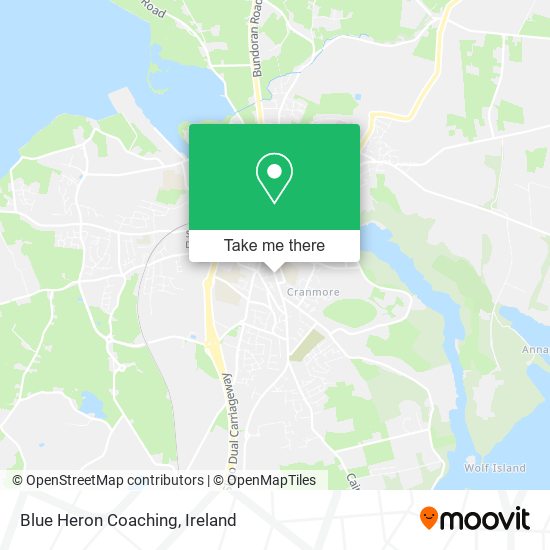 Blue Heron Coaching map