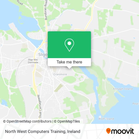 North West Computers Training map