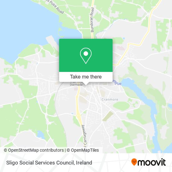 Sligo Social Services Council map