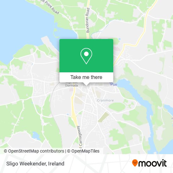 Sligo Weekender map