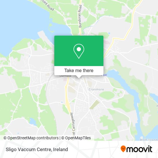 Sligo Vaccum Centre map