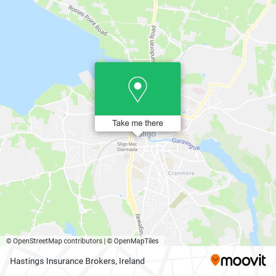 Hastings Insurance Brokers map