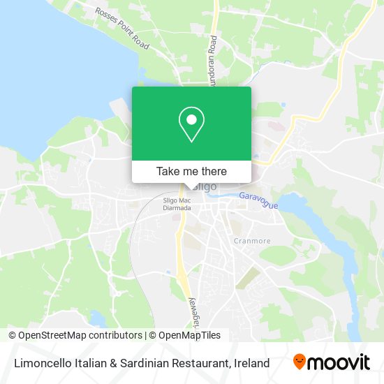 Limoncello Italian & Sardinian Restaurant plan