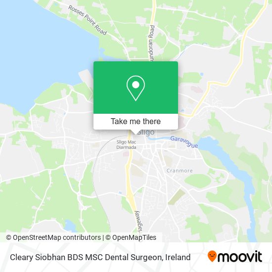 Cleary Siobhan BDS MSC Dental Surgeon map