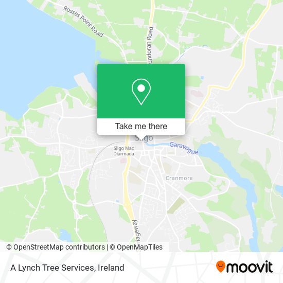 A Lynch Tree Services map