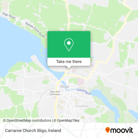 Carraroe Church Sligo map