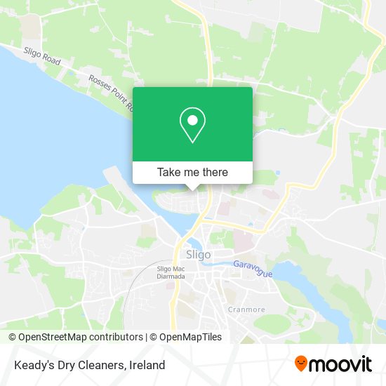 Keady's Dry Cleaners map
