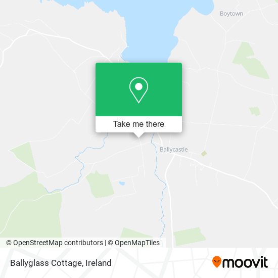 Ballyglass Cottage map