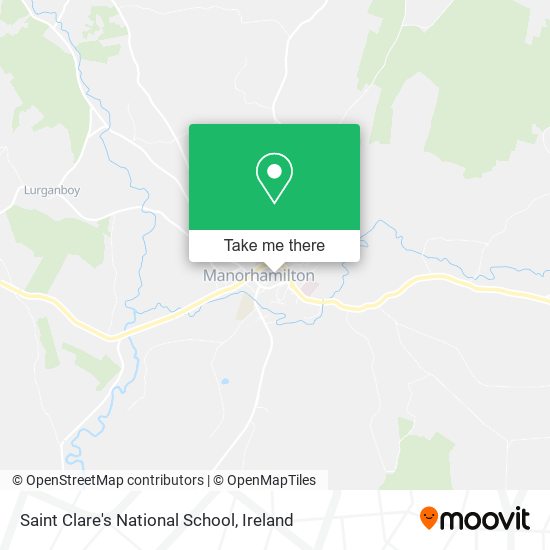 Saint Clare's National School map