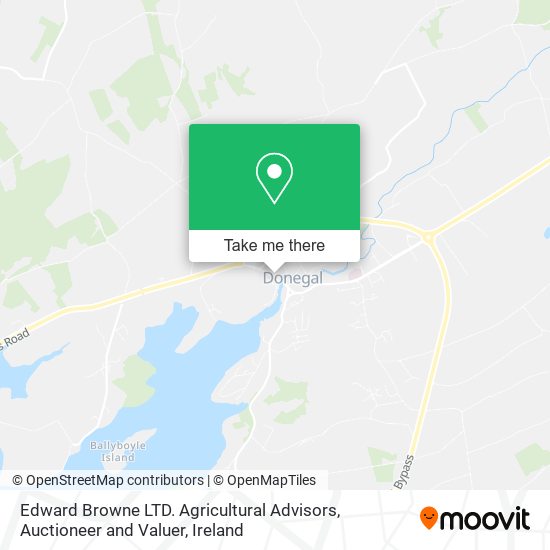 Edward Browne LTD. Agricultural Advisors, Auctioneer and Valuer map