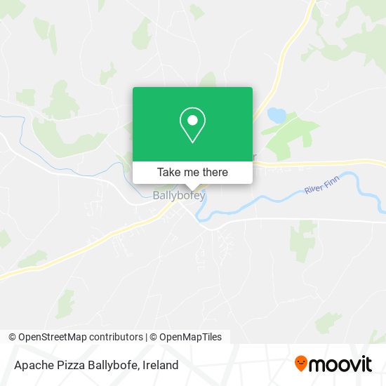 Apache Pizza Ballybofe map