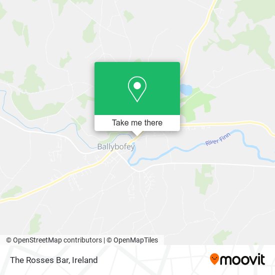 The Rosses Bar map