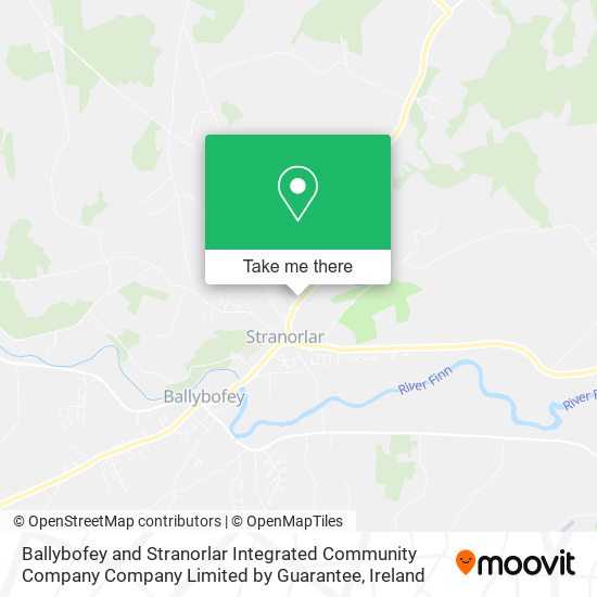 Ballybofey and Stranorlar Integrated Community Company Company Limited by Guarantee map