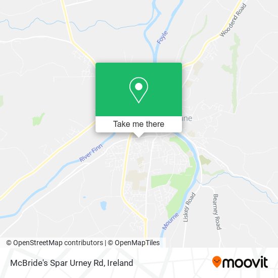 McBride's Spar Urney Rd map