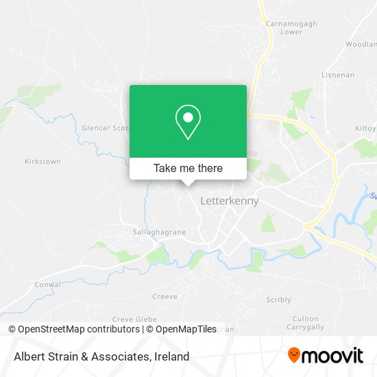 Albert Strain & Associates map