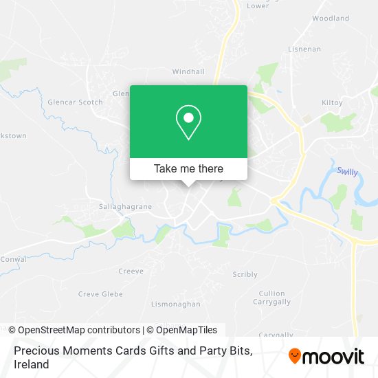 Precious Moments Cards Gifts and Party Bits map