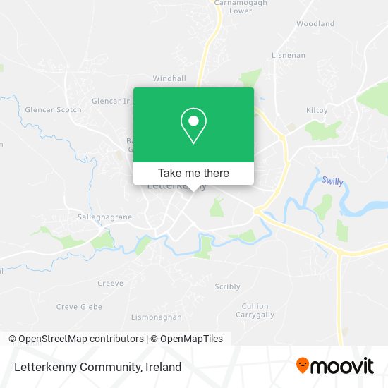 Letterkenny Community map