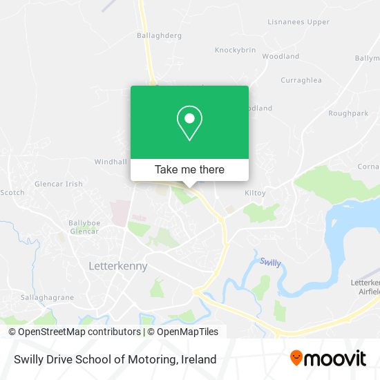 Swilly Drive School of Motoring map