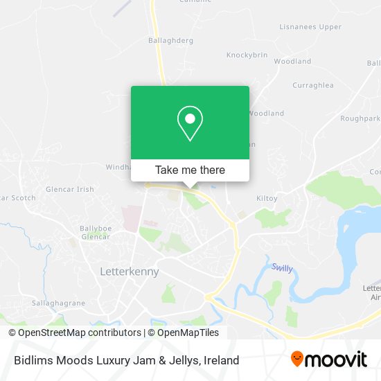 Bidlims Moods Luxury Jam & Jellys map