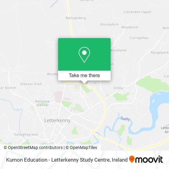 Kumon Education - Letterkenny Study Centre map