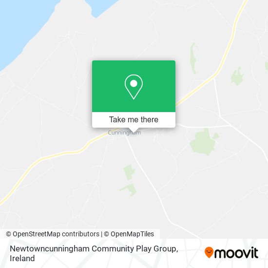 Newtowncunningham Community Play Group map