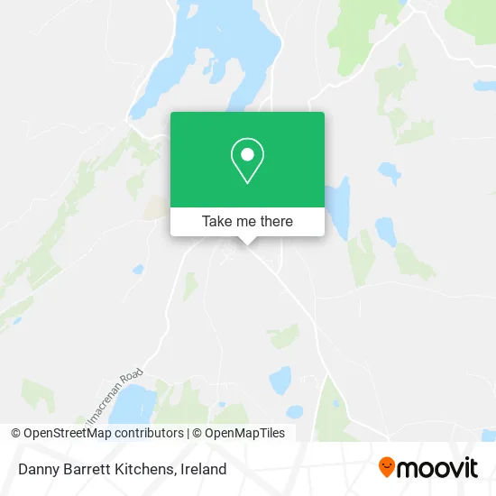 Danny Barrett Kitchens map
