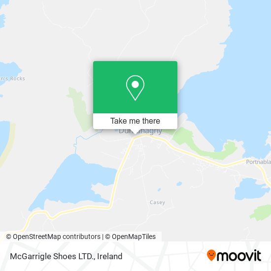 McGarrigle Shoes LTD. map