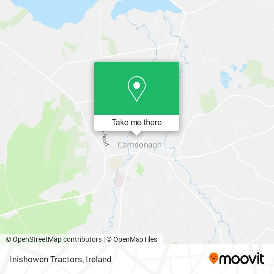 Inishowen Tractors map