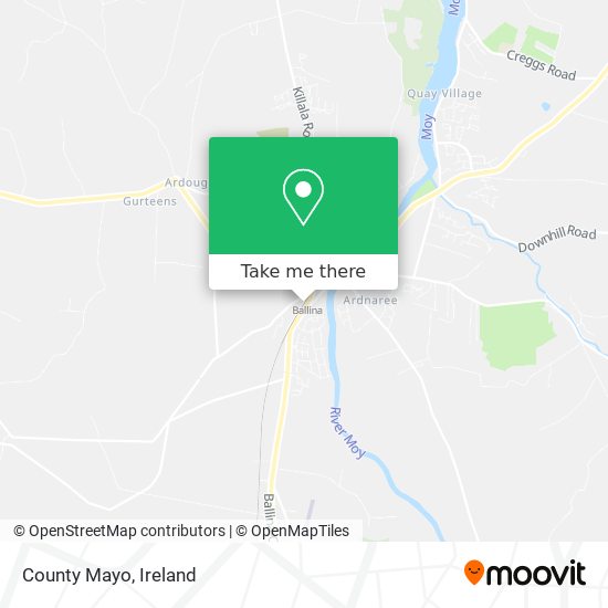 County Mayo map
