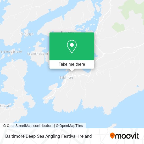 Baltimore Deep Sea Angling Festival map