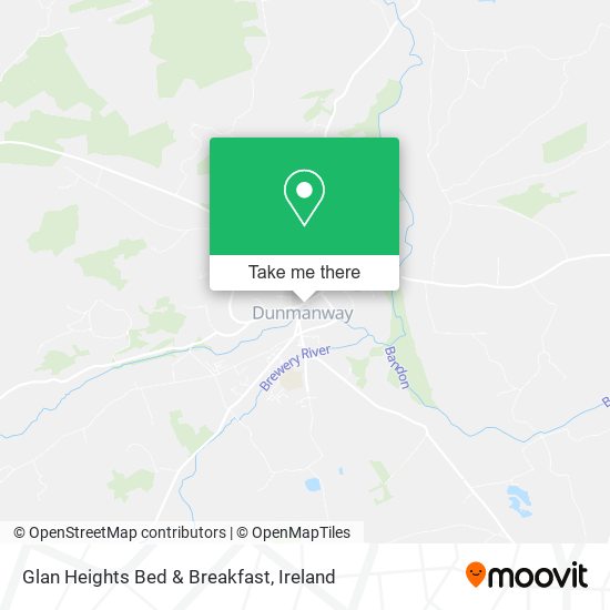 Glan Heights Bed & Breakfast map