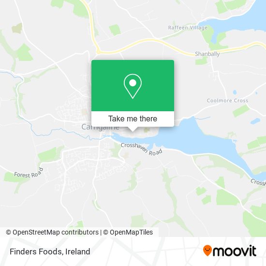 Finders Foods map