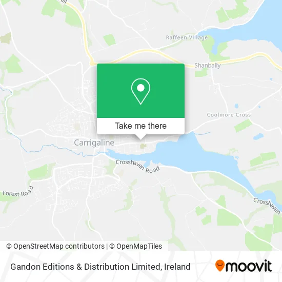 Gandon Editions & Distribution Limited map