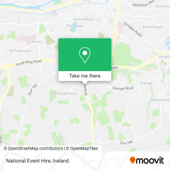 National Event Hire map