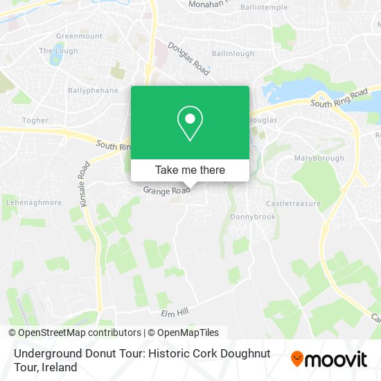 Underground Donut Tour: Historic Cork Doughnut Tour map