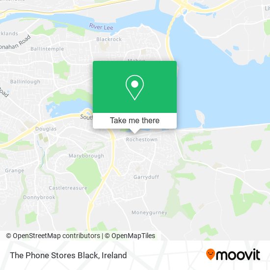 The Phone Stores Black map