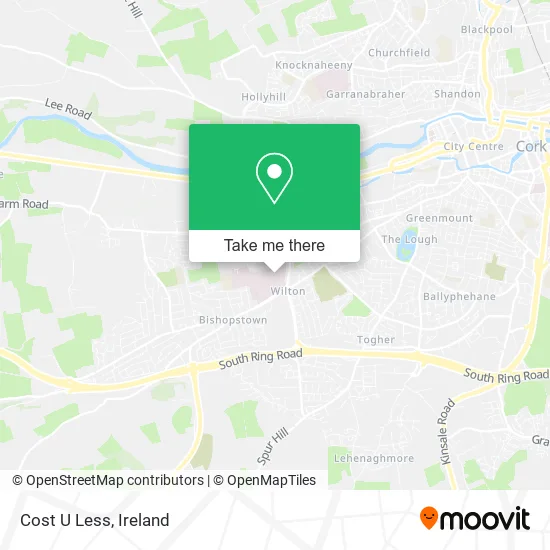 Cost U Less map