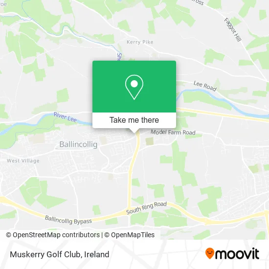 Muskerry Golf Club map