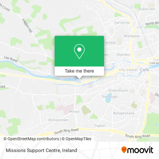 Missions Support Centre map