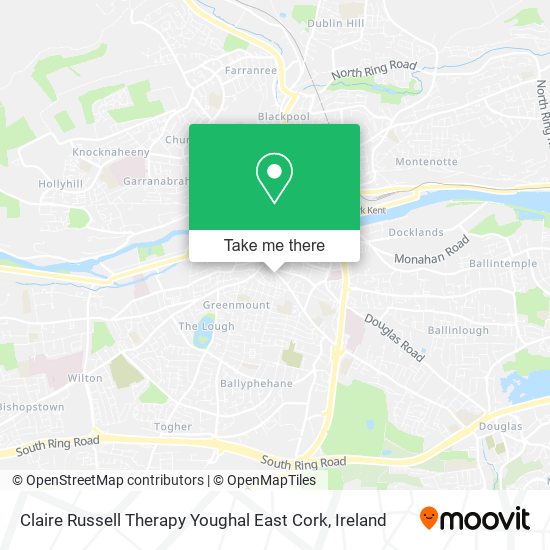 Claire Russell Therapy Youghal East Cork map