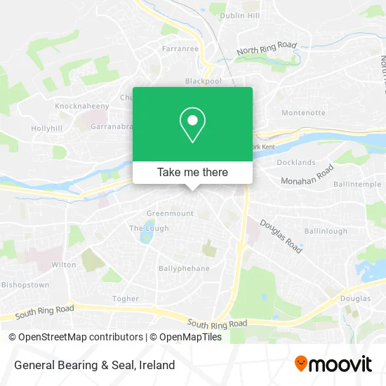General Bearing & Seal map