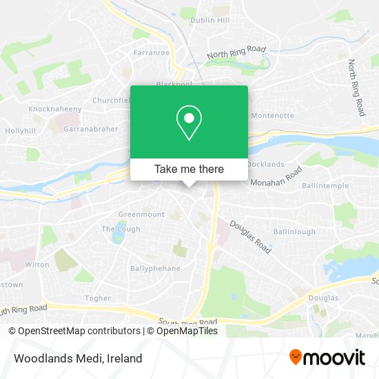 Woodlands Medi map