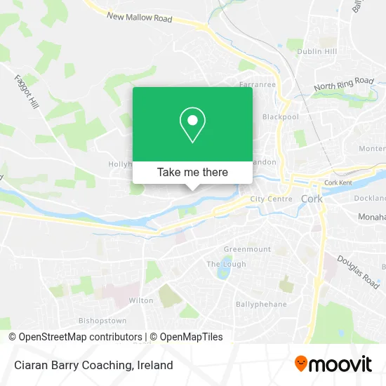 Ciaran Barry Coaching map